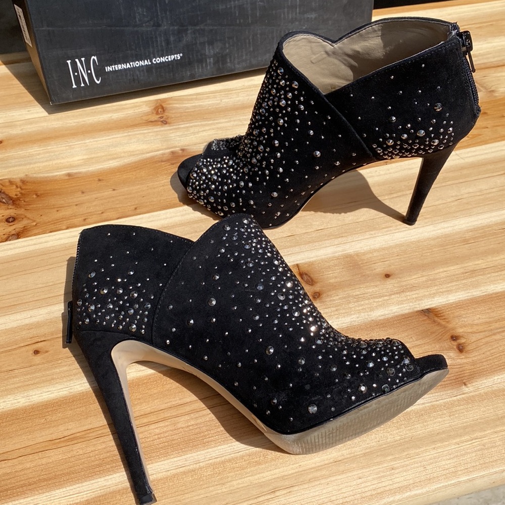 Star studded allover INC heels
